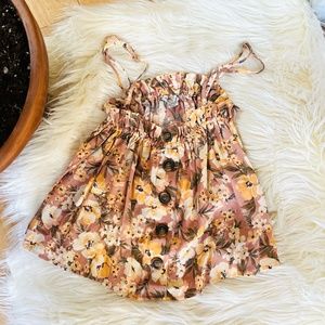 American Eagle Crop Floral Tank
